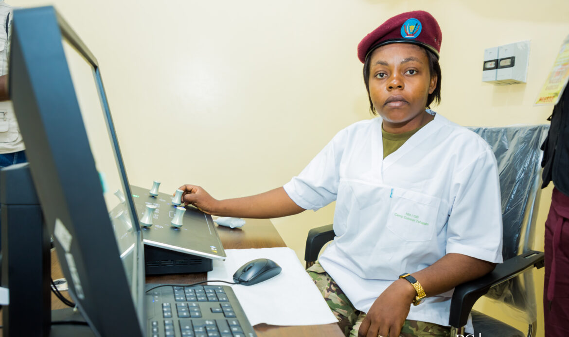 Inauguration de l'hôpital militaire du Camp Tshatshi